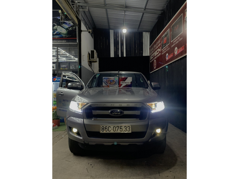 Độ đèn nâng cấp ánh sáng Độ đèn nâng cấp ánh sáng cho xe Ford Ranger 2016 biển số 86C 075.33